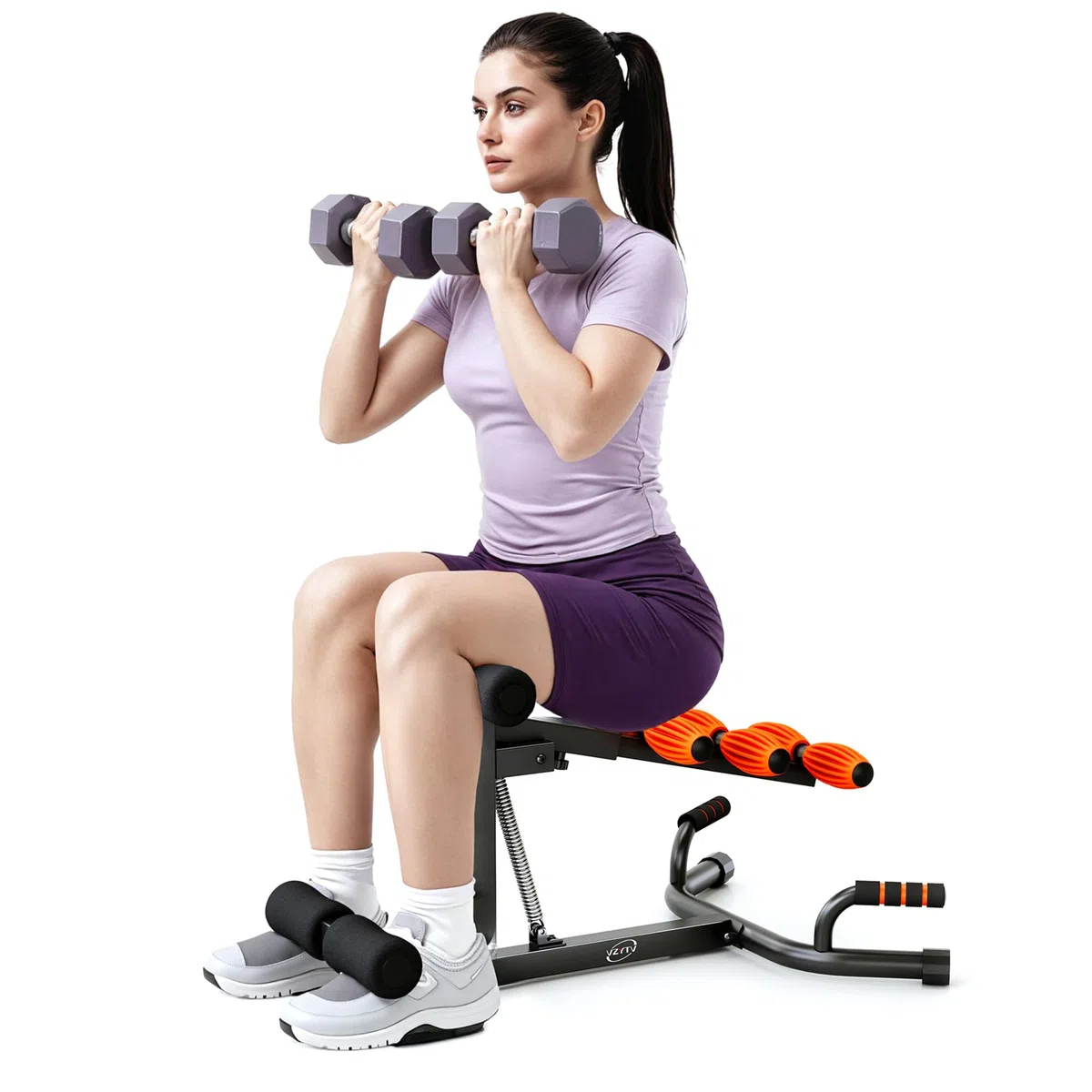 Máquina de Sentadillas Profundas, Entrenador de Glúteos Ajustable, Core y Abdominales para Entrenamientos de Bajo Impacto de Tren Inferior, Ejercicios de Flexiones en Gimnasio en Casa