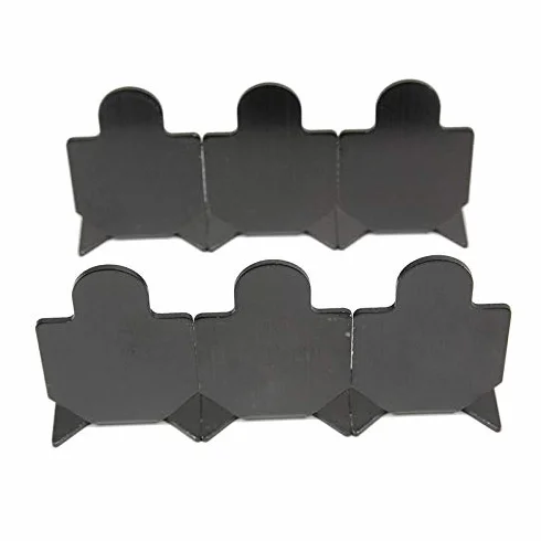 ACEXIER 6pcs AB Brave Warrior Shooting Metal Targets Set Outdoor Airsoft Tactical Practice