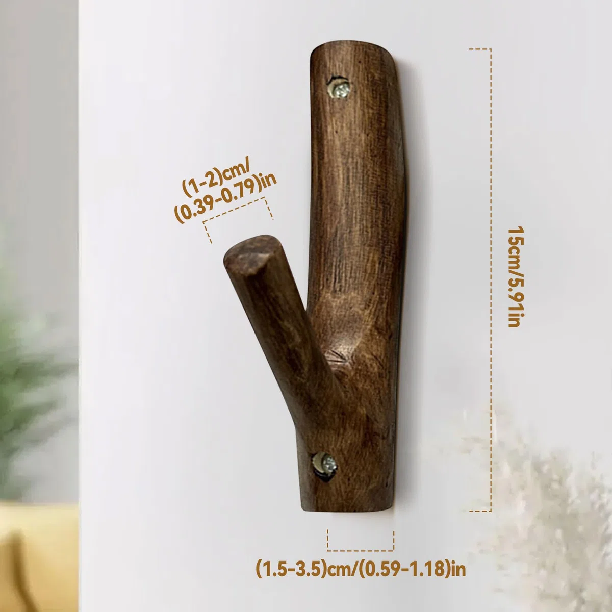Soporte de madera para armas, 8 unidades, estante de exhibición de armas de fuego, multiuso, horizontal, gancho para abrigos, carga máxima de 5 kg, colgador de pared con arco para exhibición de