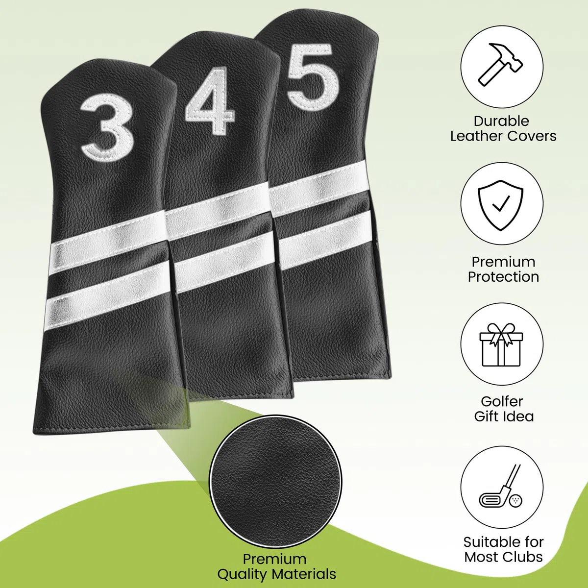 Fundas para Palos de Golf prémium Que se adaptan a Todas Las Principales Marcas