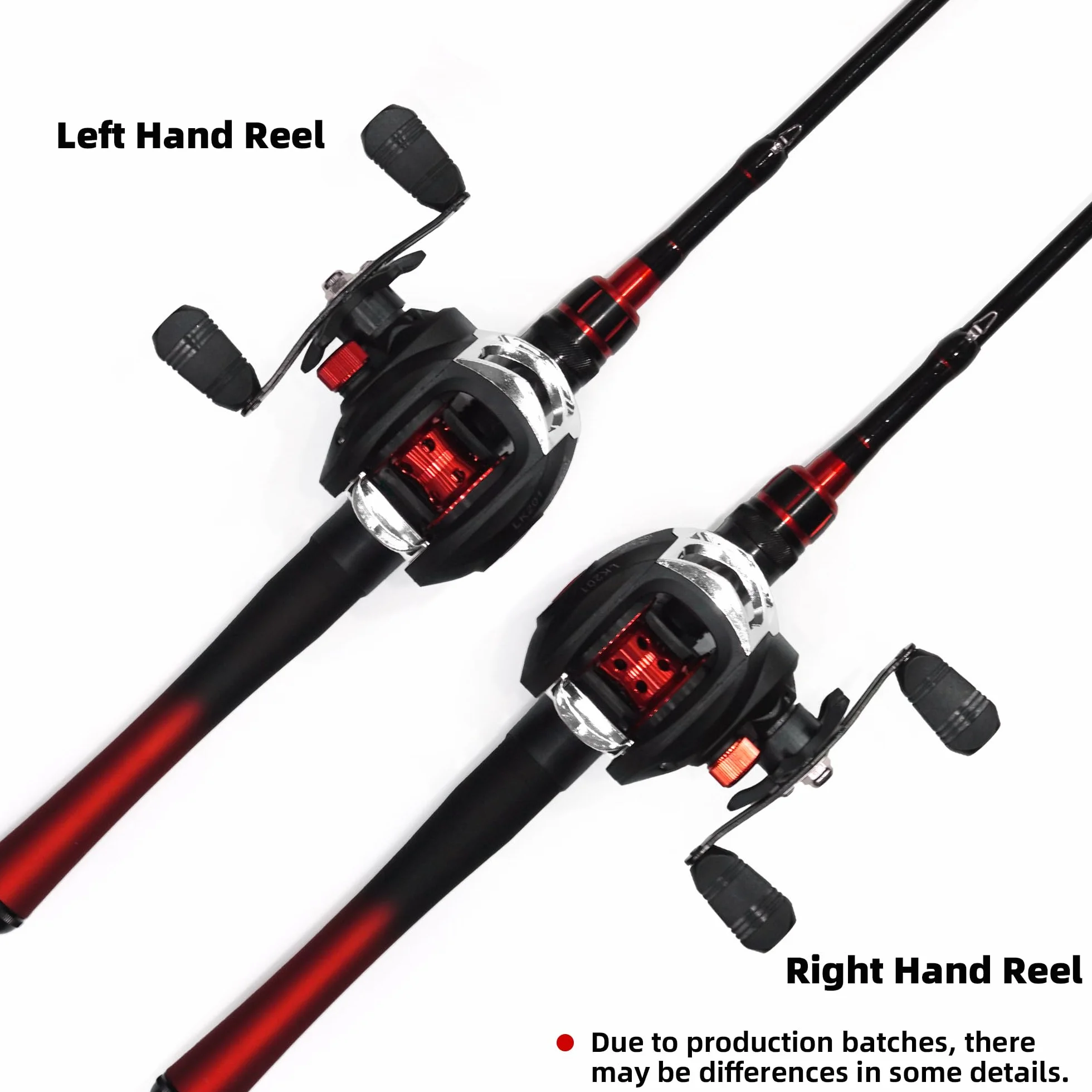 Kilitn Combo de caña de Pescar y Carrete, Combo de baitcasting Carrete de baitcast 1.5M Caña telescópica de Fibra de Vidrio Duradera con línea de Pesca Kits completos Mango cómodo