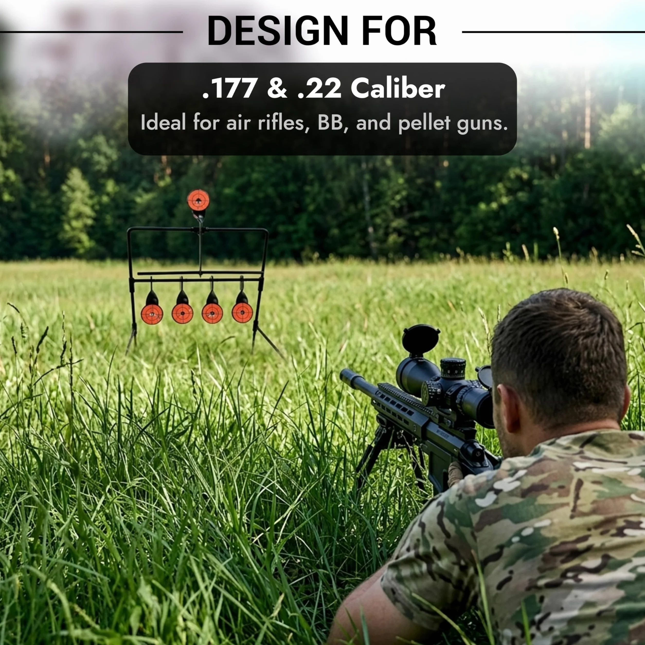 ARSUK Objetivos de Rifle de Aire, Airsoft para Pistolas de Aire Comprimido