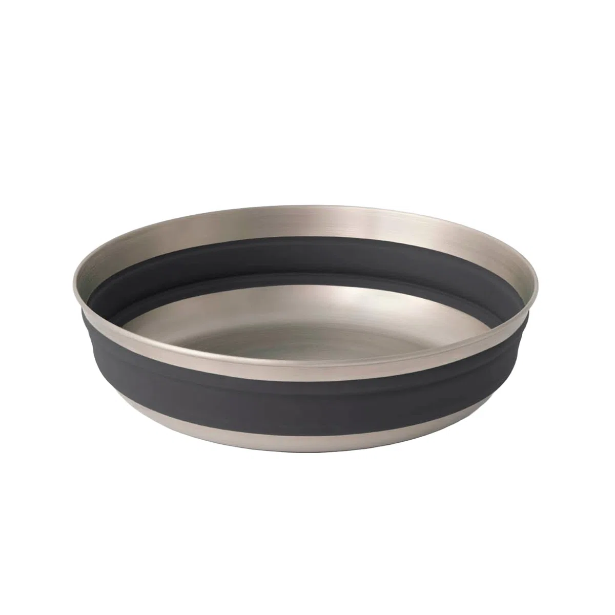Sea to Summit Detour - Cuenco plegable de acero inoxidable, grande (32 onzas), color negro Beluga
