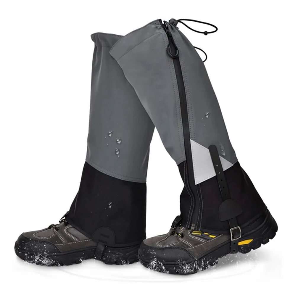 Polainas impermeables para hombre y mujer, senderismo y escalada