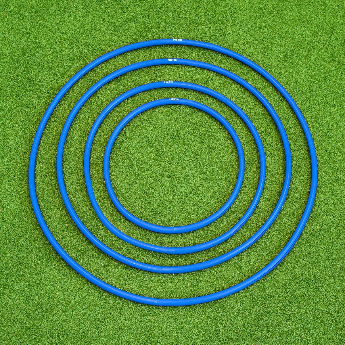 METIS Aro de Hula Hoops - Fitness, Danza y Ejercicio | Paquete de Aros 6 o 12 - Varias Opciones de Color | Tamaños de Aro: 45 cm, 60 cm, 76 cm y 92 cm | Ejercicio para ninos y Adultos