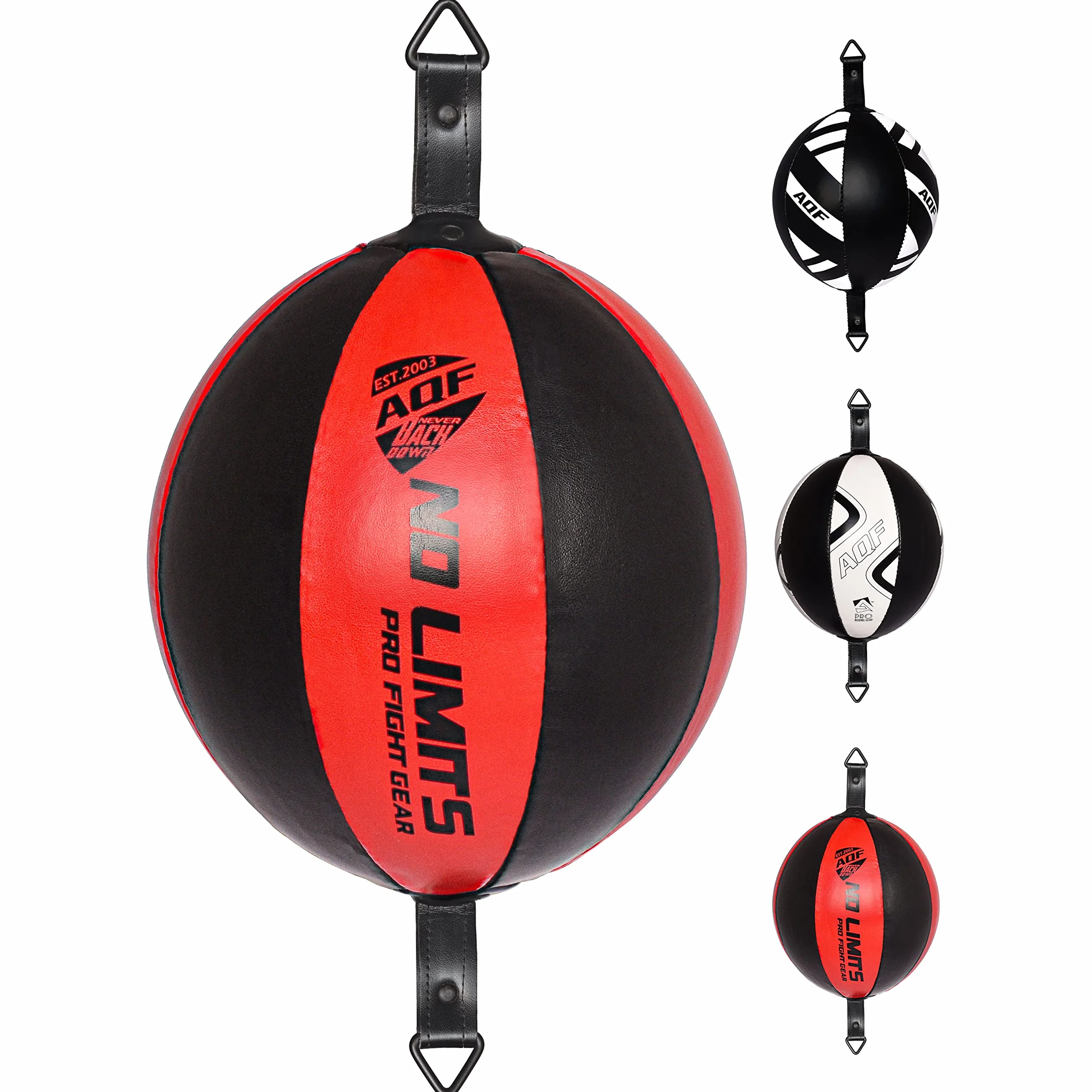 AQF Pera de Boxeo para Esquivar Punching Ball Doble Extremo MMA Saco Techo Entrenar