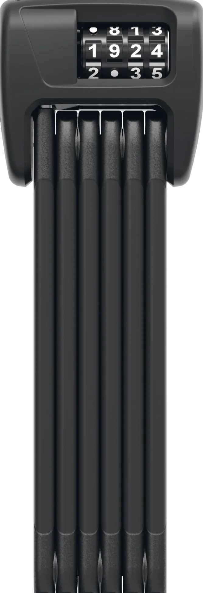 ABUS Bordo 6000C cerradura plegable con soporte Saddlefix y tapa de lluvia - cerradura de combinación de acero endurecido - con código de 4 dígitos - nivel de seguridad 10 - longitud 90 cm