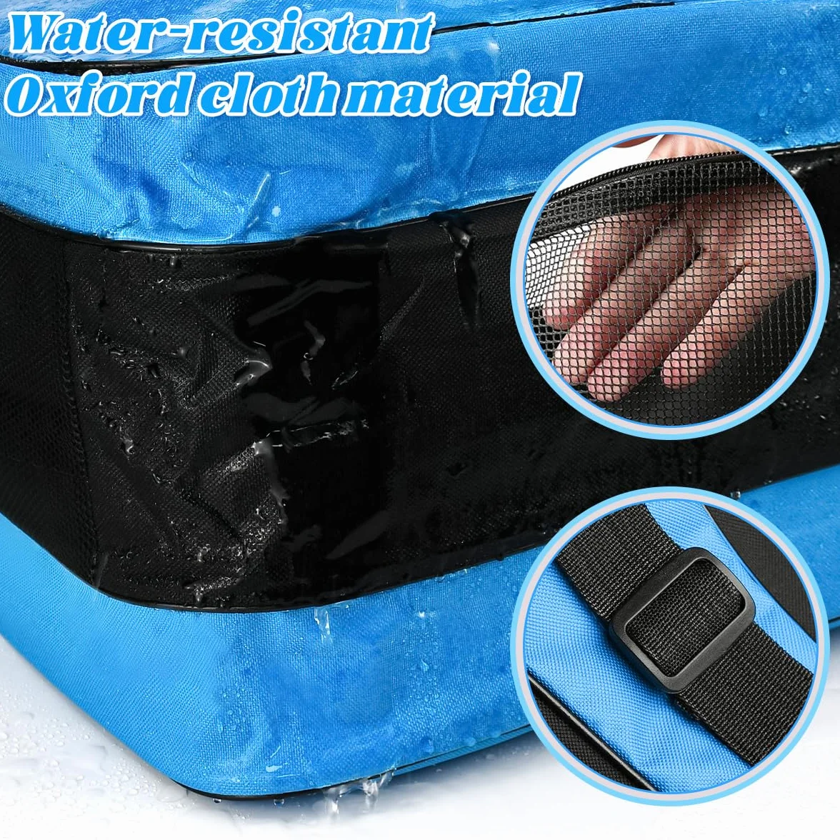 Bolsa para Patines En Linea con Casco y Protecciones, 3 Compartimentos, Correa Ajustable