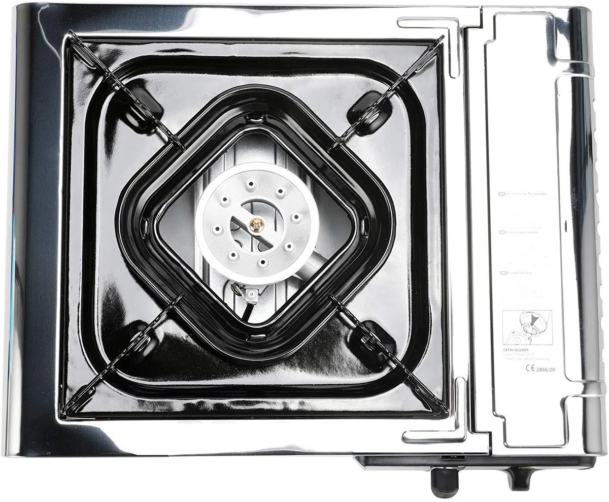 IMEX Camping GASKOCHER Set en maletín con 4 cartuchos de gas JY-500A