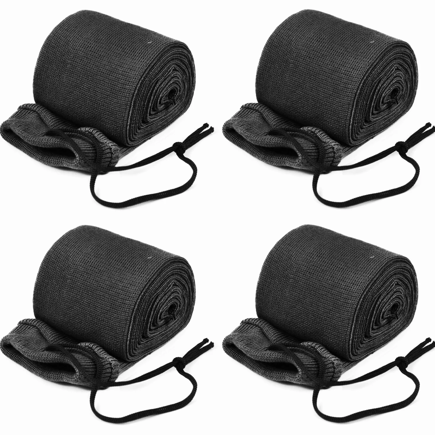 Funda Tipo Calcetín para Rifle o Escopeta 52 Pulgadas, Tejida Tratada con Aceite de Silicona, Paquete de 4