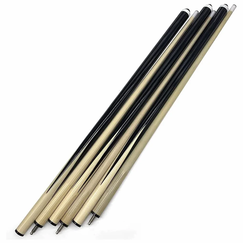 Billar Taco Set of 2 50CM 68CM 90CM 122CM Palo de Billar de Madera Pool Cue
