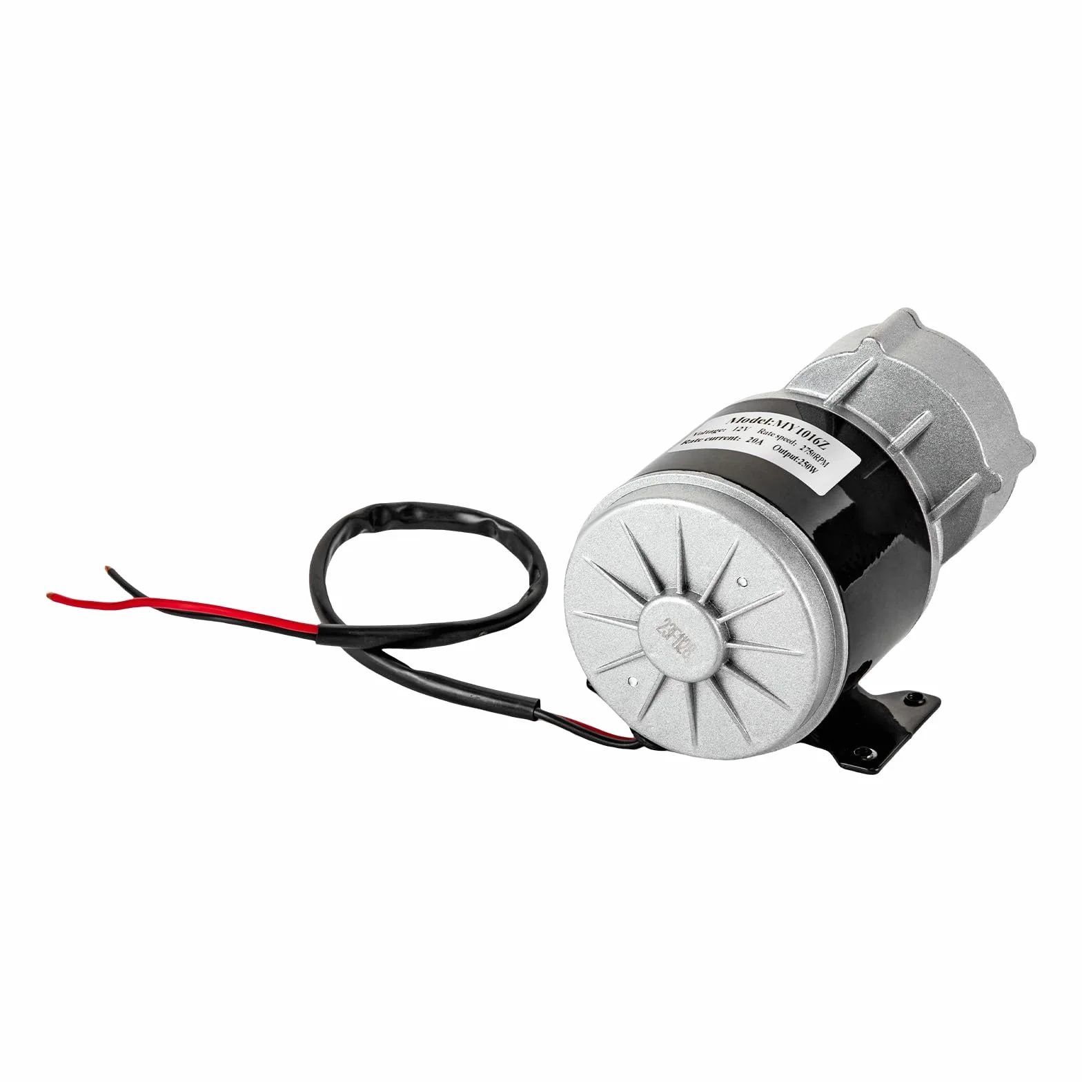 Motor eléctrico para reducción de velocidad, motor eléctrico de reducción de 12 V, 250 W, motor eléctrico de engranaje de CC cepillado, motor de engranaje para ciclomotores, bicicletas, scooters