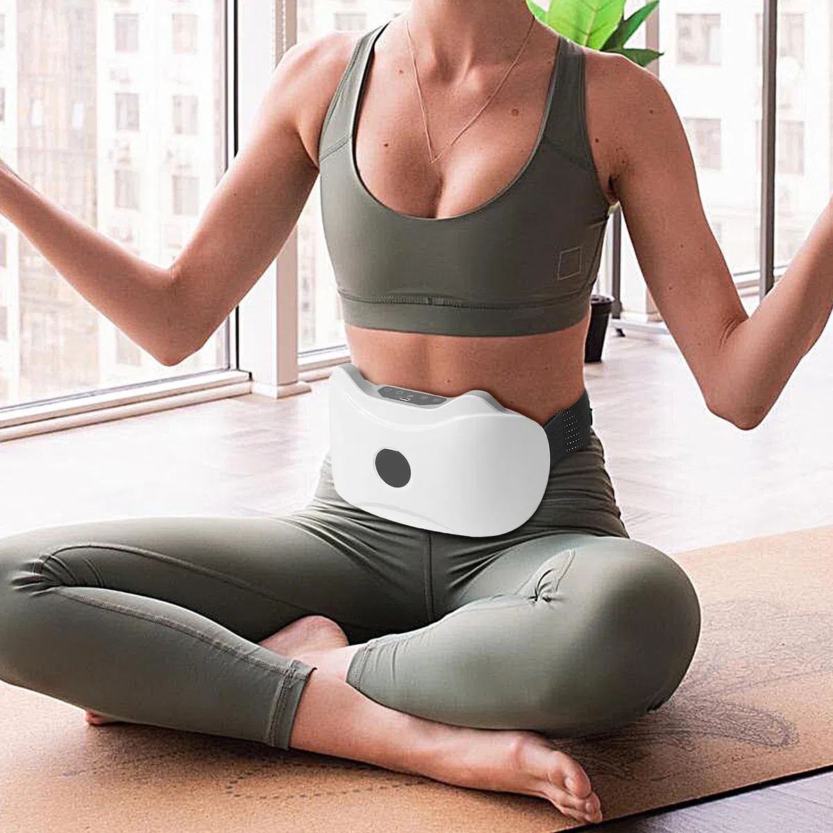Masajeador Abdominal eléctrico inalámbrico, máquina de Masaje para la Celulitis Abdominal, Moldeador Corporal para Quemar Grasa y Mejorar la digestión, masajeador eléctrico para glúteos, piernas