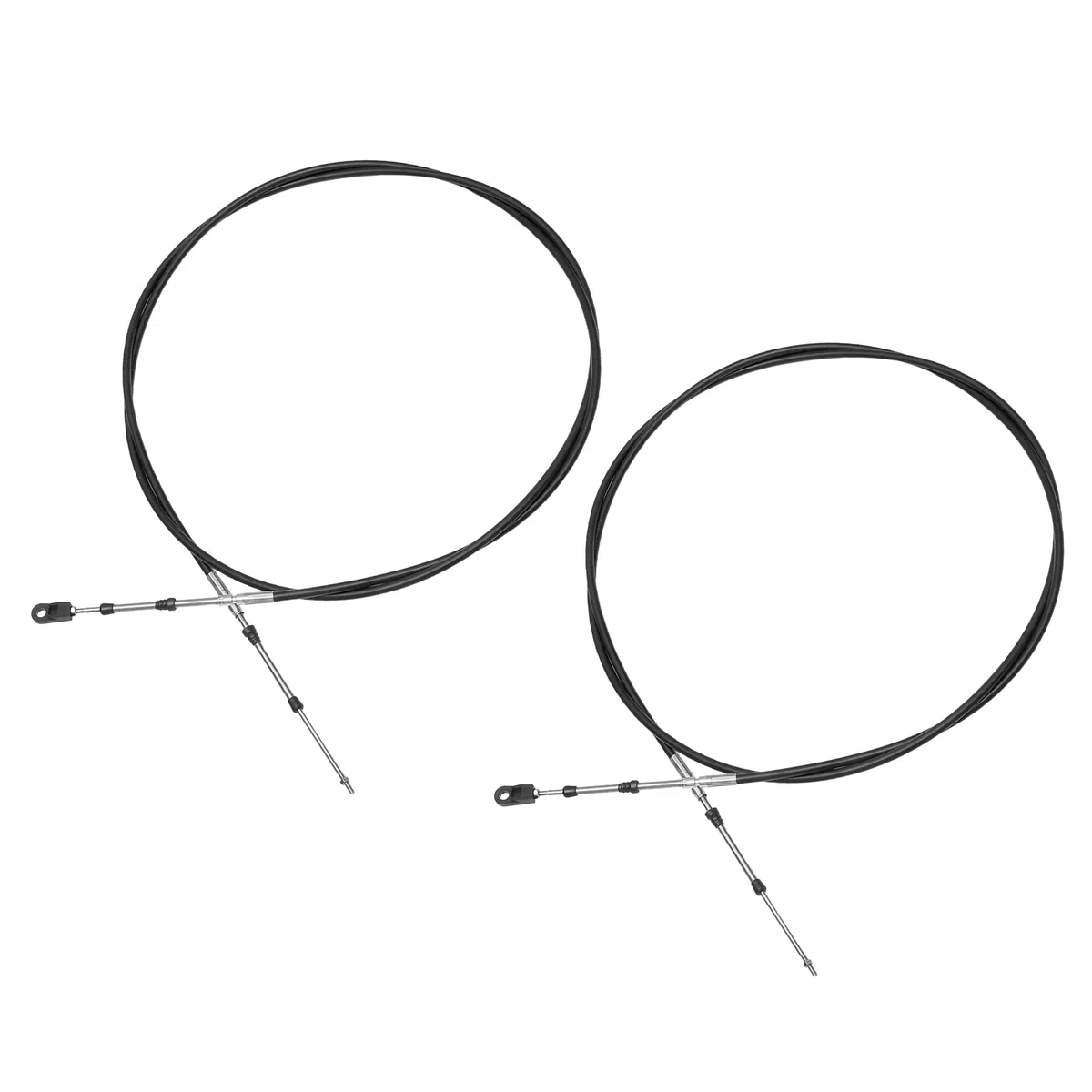 QUARKZMAN 2 Piezas de Cable de Control de Acelerador para Barco Marino de 300cm 10Ft 33C/3300 Negro
