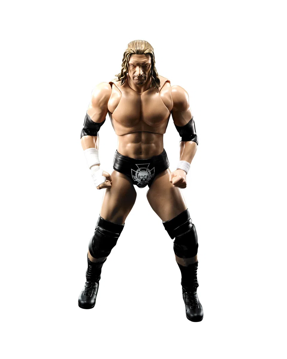 TAMASHII NATIONS Bandai S.H. Figuarts Triple WWE Figura de acción, 8 Pulgadas