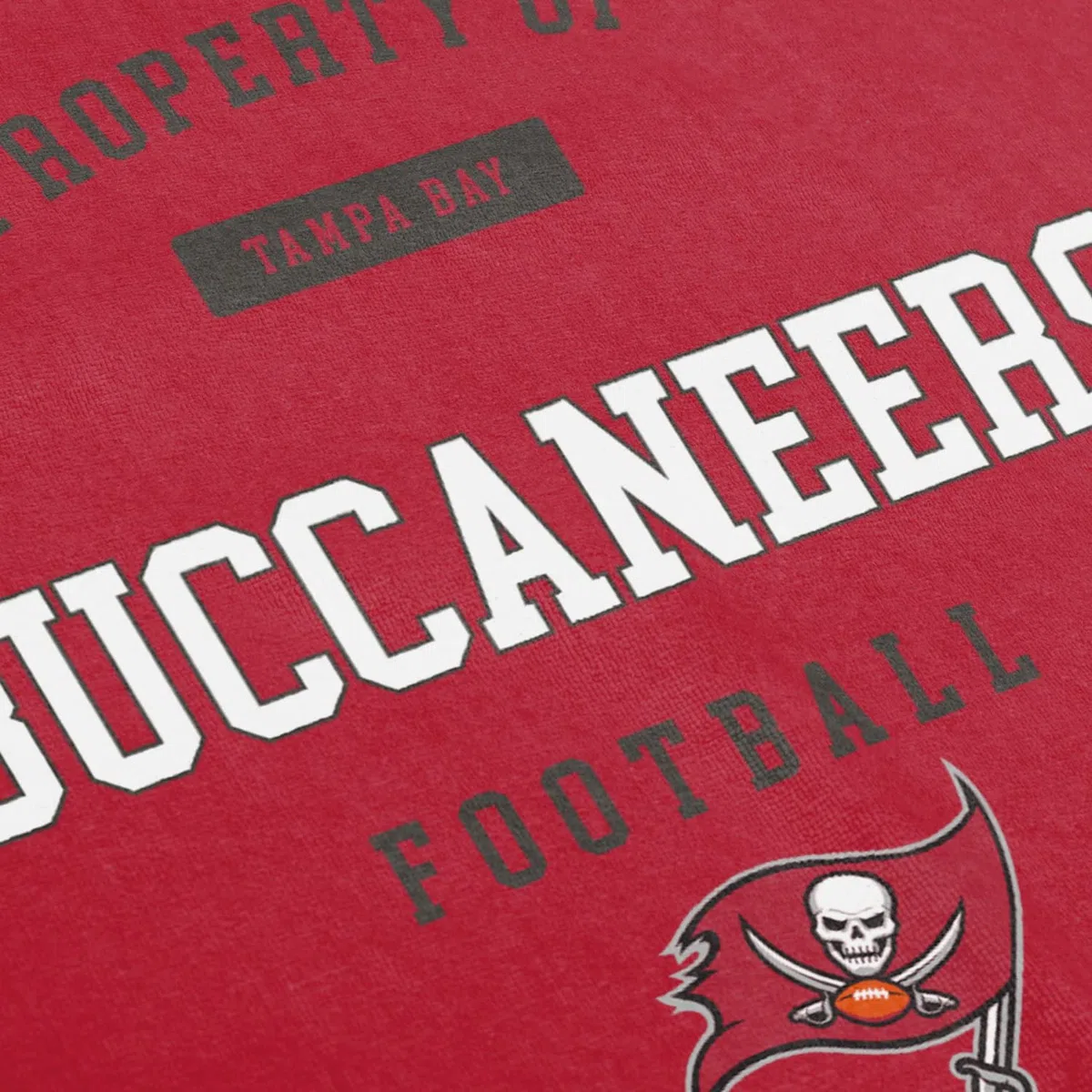 FOCO NFL - Toalla de playa PROPIEDAD DE Tampa Bay Buccaneers Football