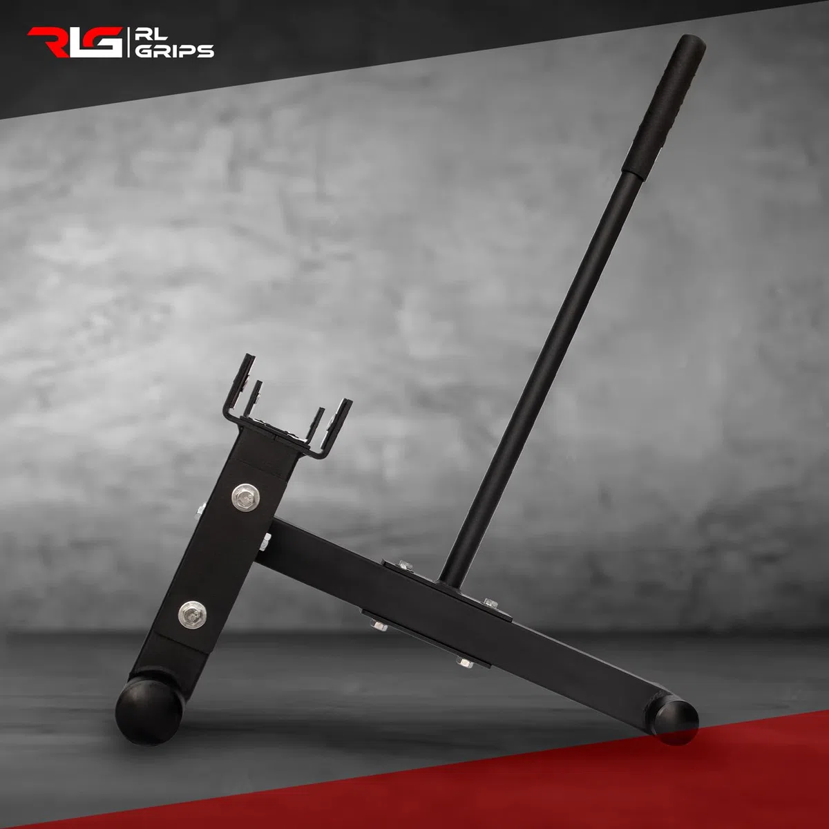 RL Grips - Deadlift Bar Jack - Elevador de Barra para Peso Muerto de Acero Resistente - Gato de Carga para Powerlifting, Halterofilia, CrossFit y Gimnasio Profesional
