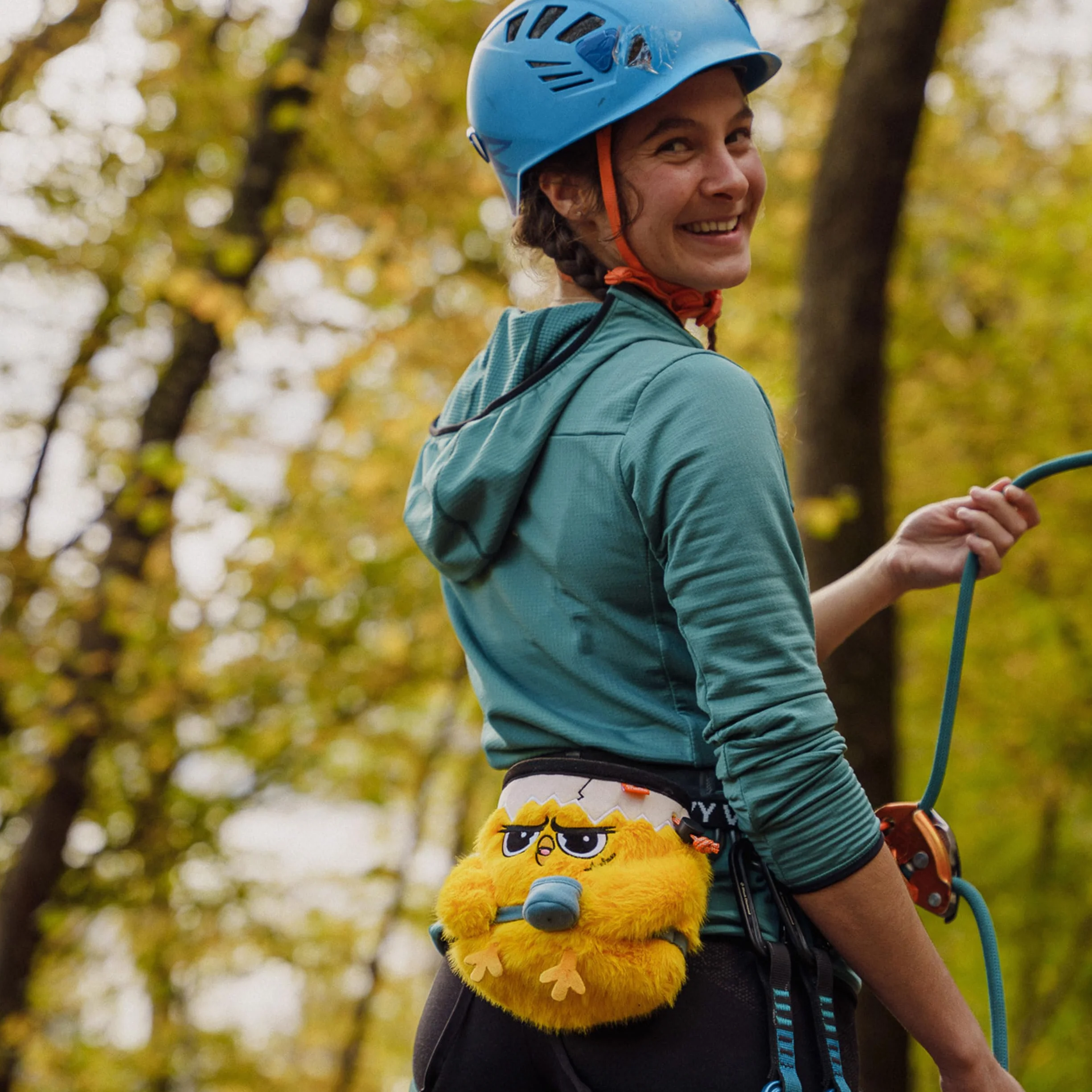 YY Vertical Bolsa de tiza para escalada en roca para adultos y niños