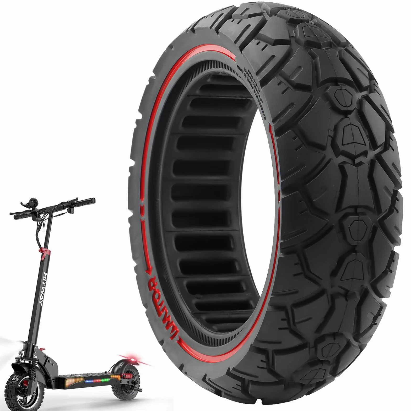 Hitway Neumáticos Sólidos 70/65-6,5 H5 HB24 Hiboy Smartgyro Speedway Rockway Crossover Speedway 5 Dualtron 3 Kugoo G-Booster KuKirin G3 (1 PCS)