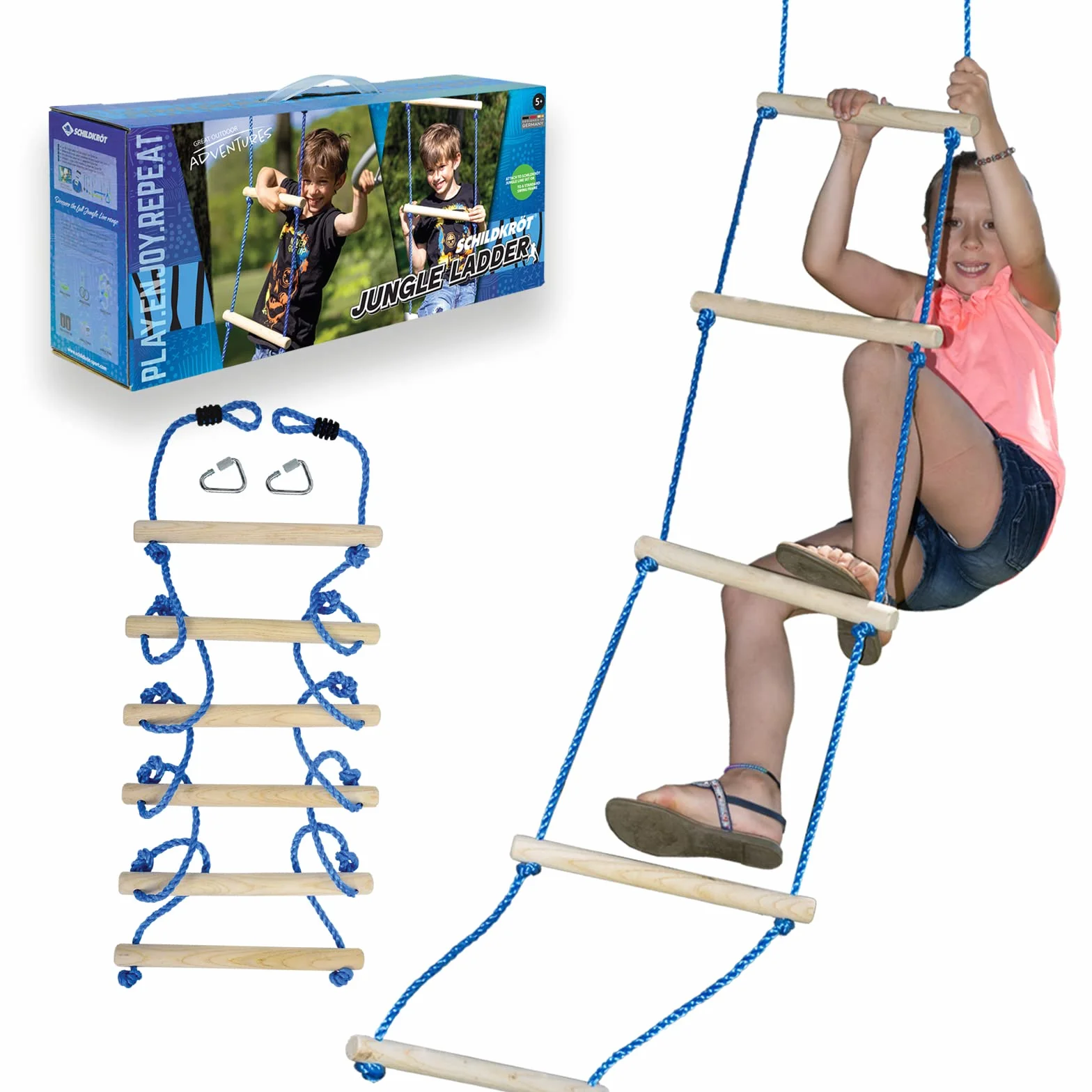 Schildkröt Escalera de Agilidad 4 m | Accesorio Deportivo con 10 Peldaños Ajustables | para Entrenamiento de Velocidad y Coordinación