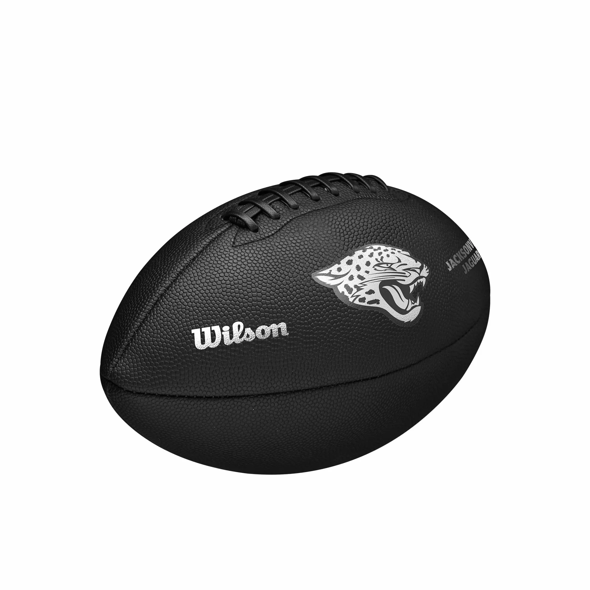 Wilson NFL Team Metallic Premiere Balón de fútbol - Tamaño Oficial, Jacksonville Jaguars