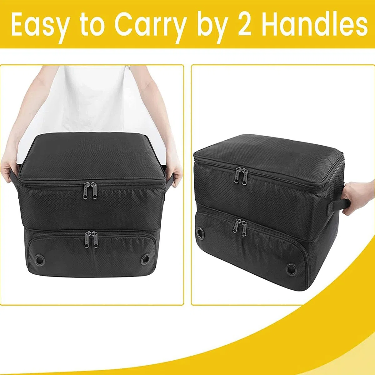 Organizador De Baúl De Golf, Caja De Almacenamiento De Golf, Organizador De Baúl De Golf, Casillero De Golf Impermeable Para Autocon Compartimento Ventilado Separado, Plegable Cuando No Esté En Uso