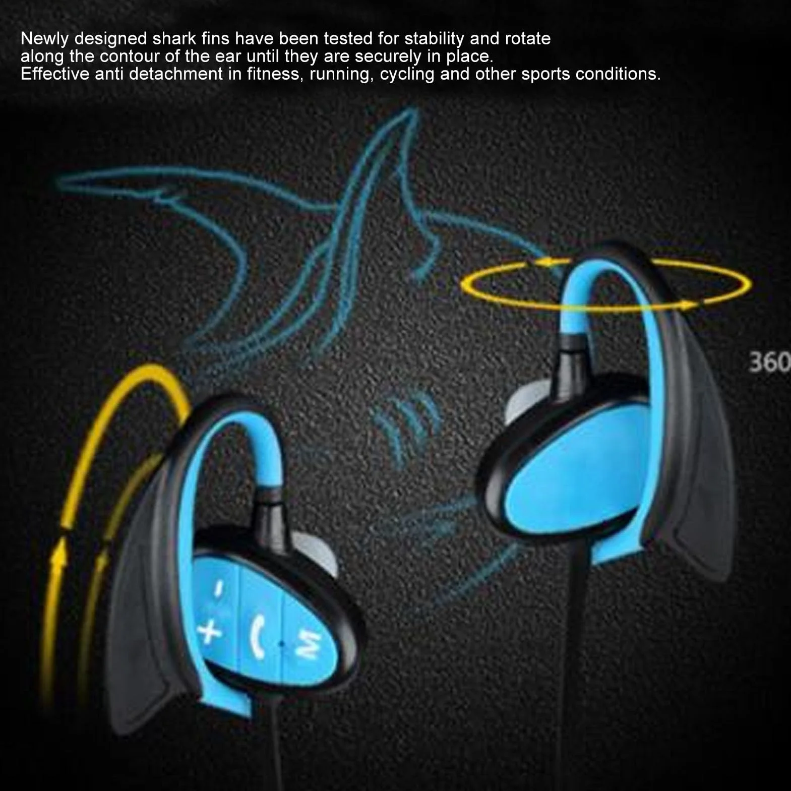 Auriculares Bluetooth Impermeables IPX8 para natación: reducción de Ruido, Ideales para Buceo, Surf y natación, Ajuste cómodo e indicaciones de Voz Inteligentes.