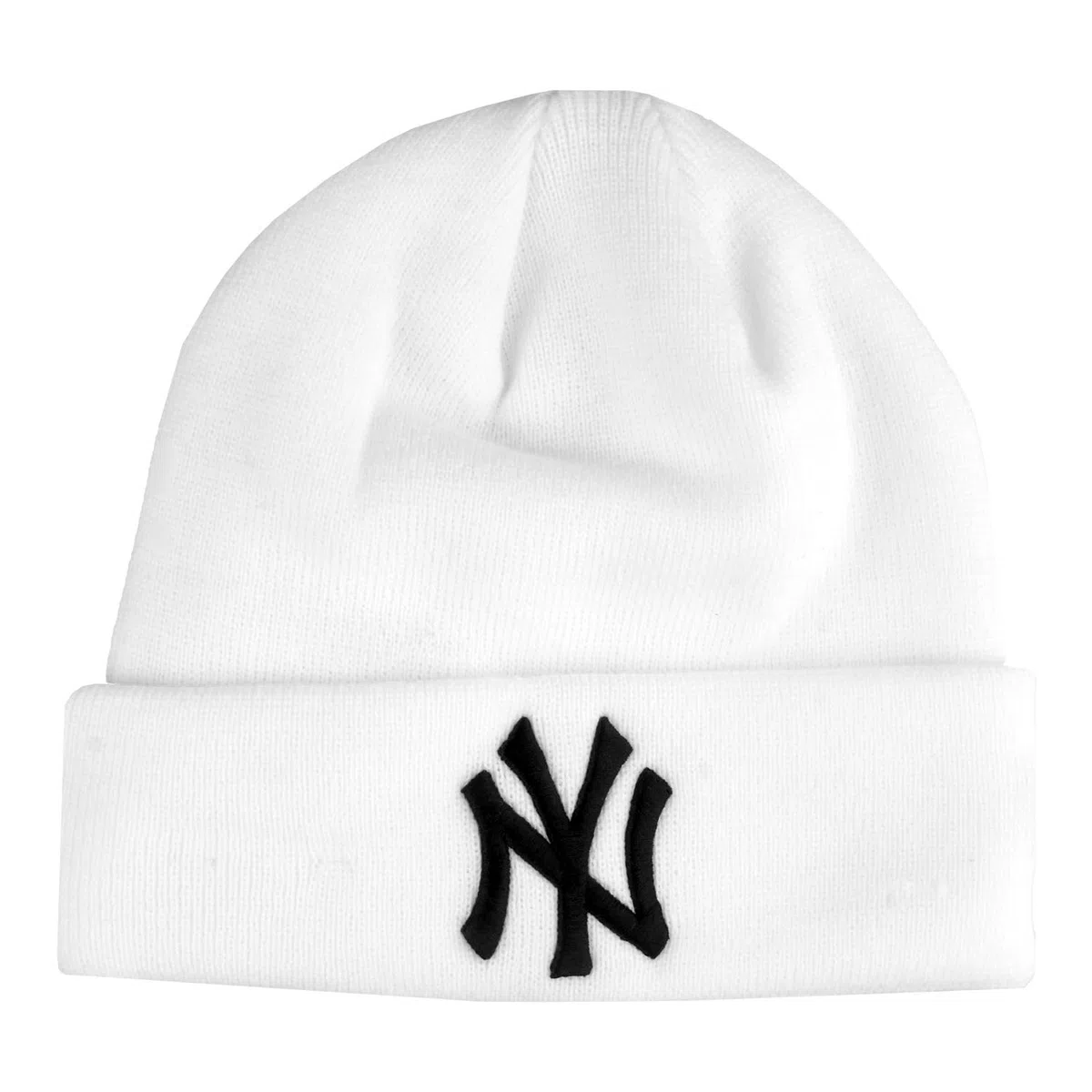 New Era Gorro de invierno Cuff Beanie – New York Yankees blanco