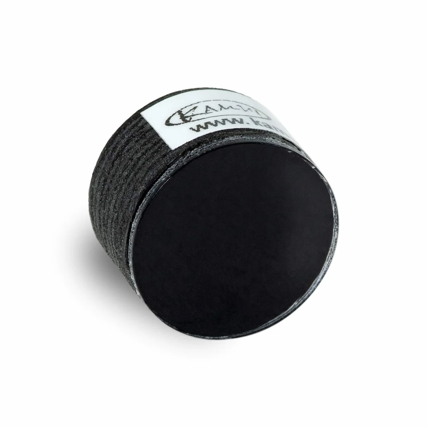 KAMUI Punta de taco de billar laminada negra transparente – 1 pieza (súper suave, 13 mm)