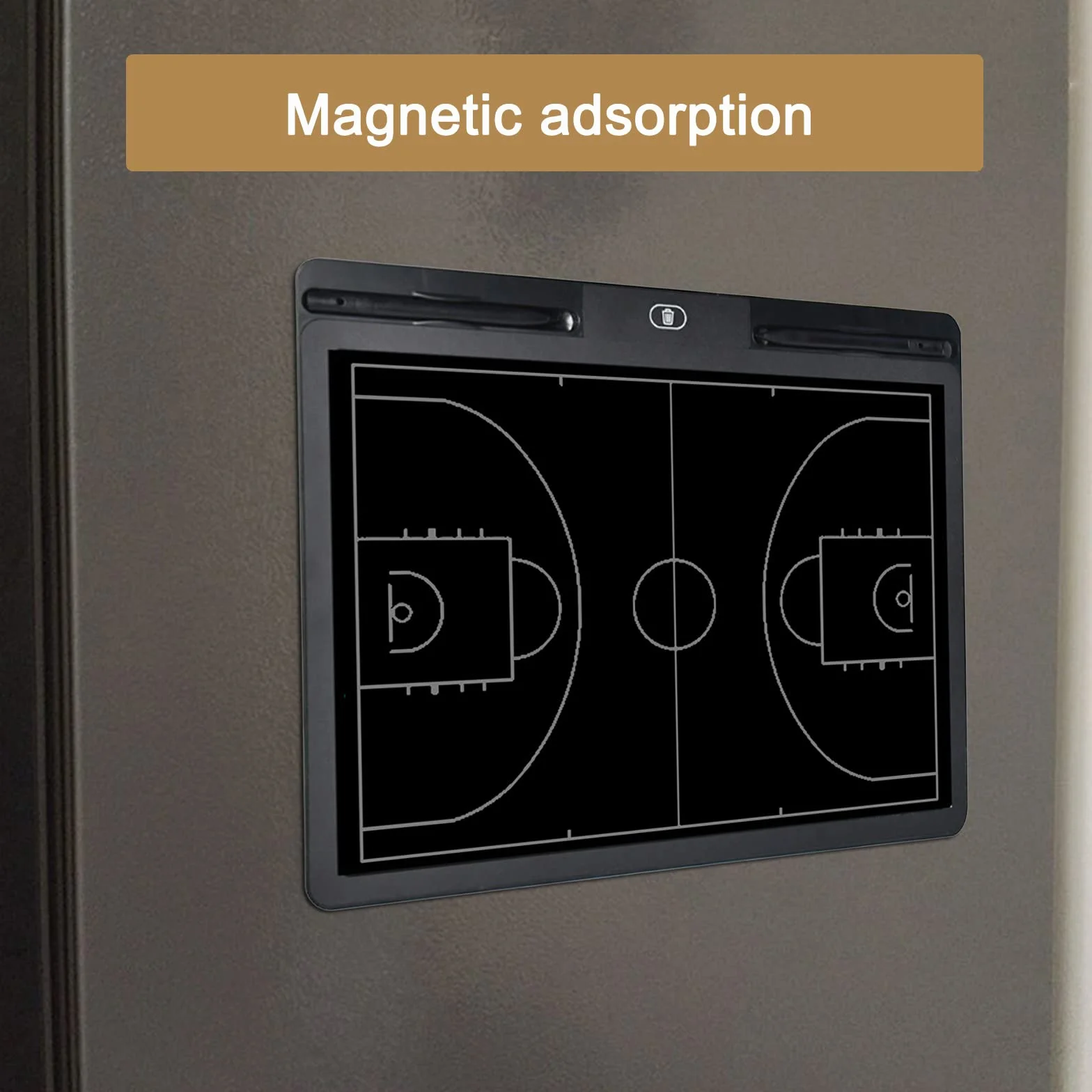Pizarra Entrenador de Baloncesto Electrónico LCD Digital Carpeta Táctica con Lápiz