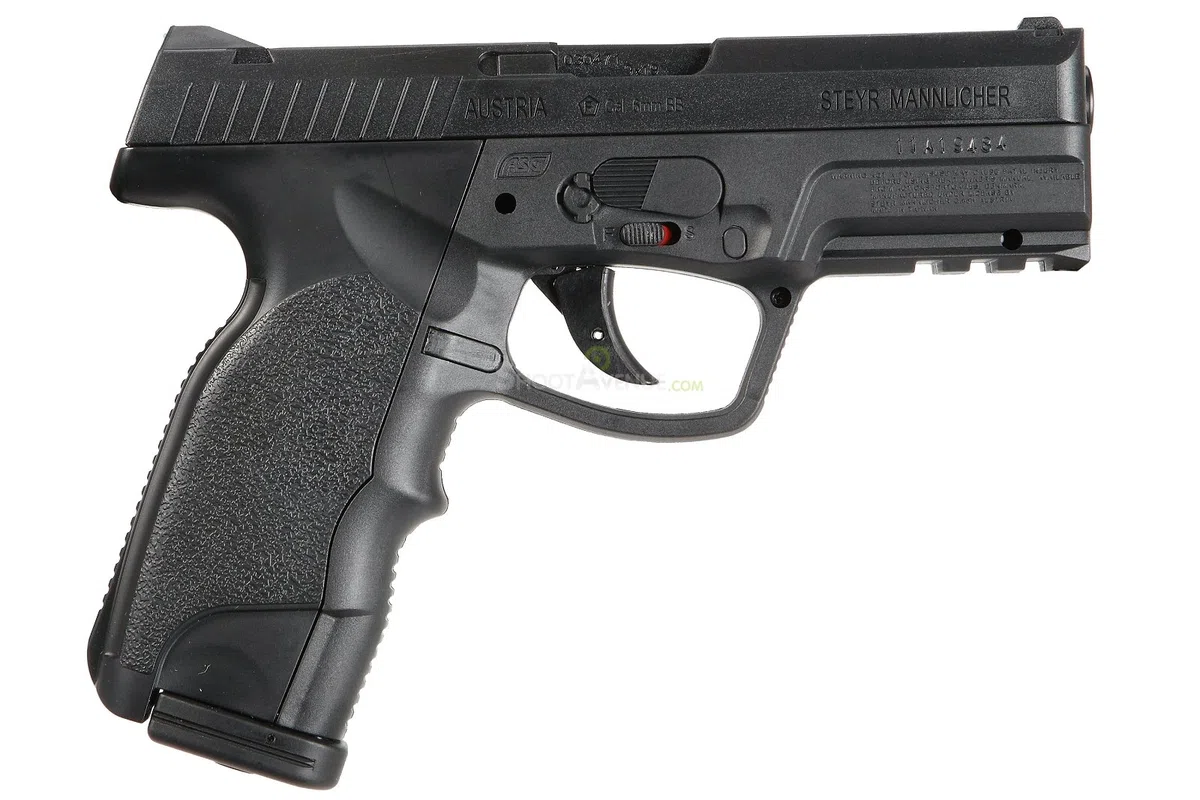 Pistola semiautomatica Airsoft Steyr M9-A1 6mm Co2. 2 Julios de Potencia.