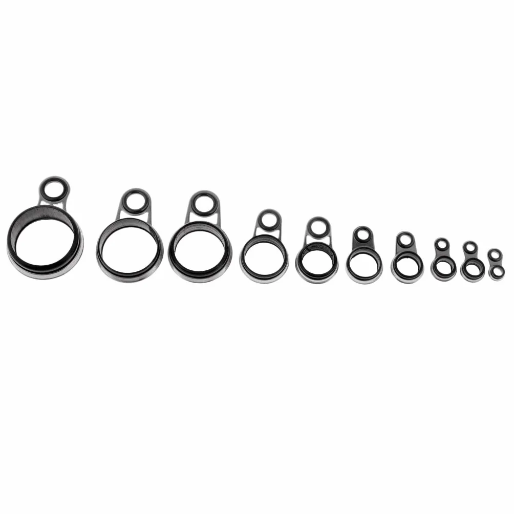 B Baosity 49x Guía Anillos de Cerámica Telescópica Caña Pescar Mixed Size Baitcasting Spincasting Aparatos