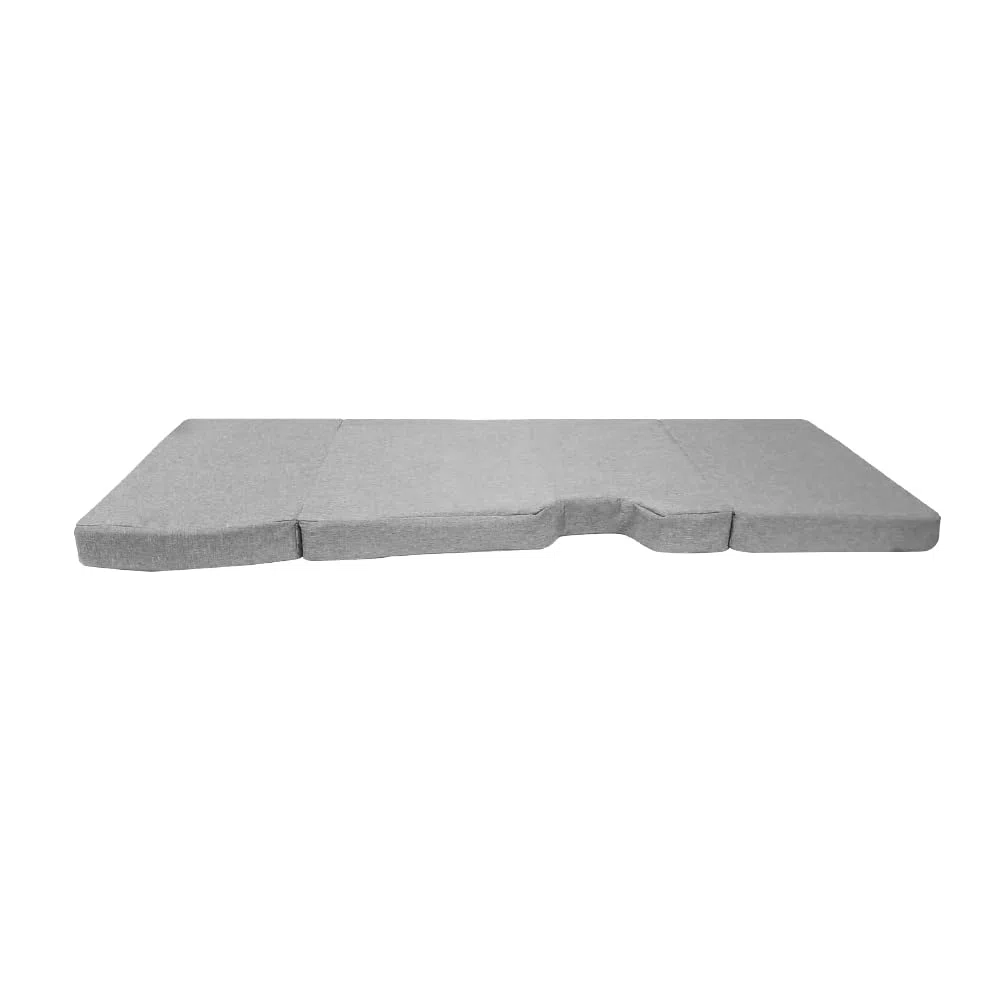 K´Foam Colchón Plegable Cama Delantera Camper Compatible con F. Transit y F. Transit Custom (+2013), Color Gris