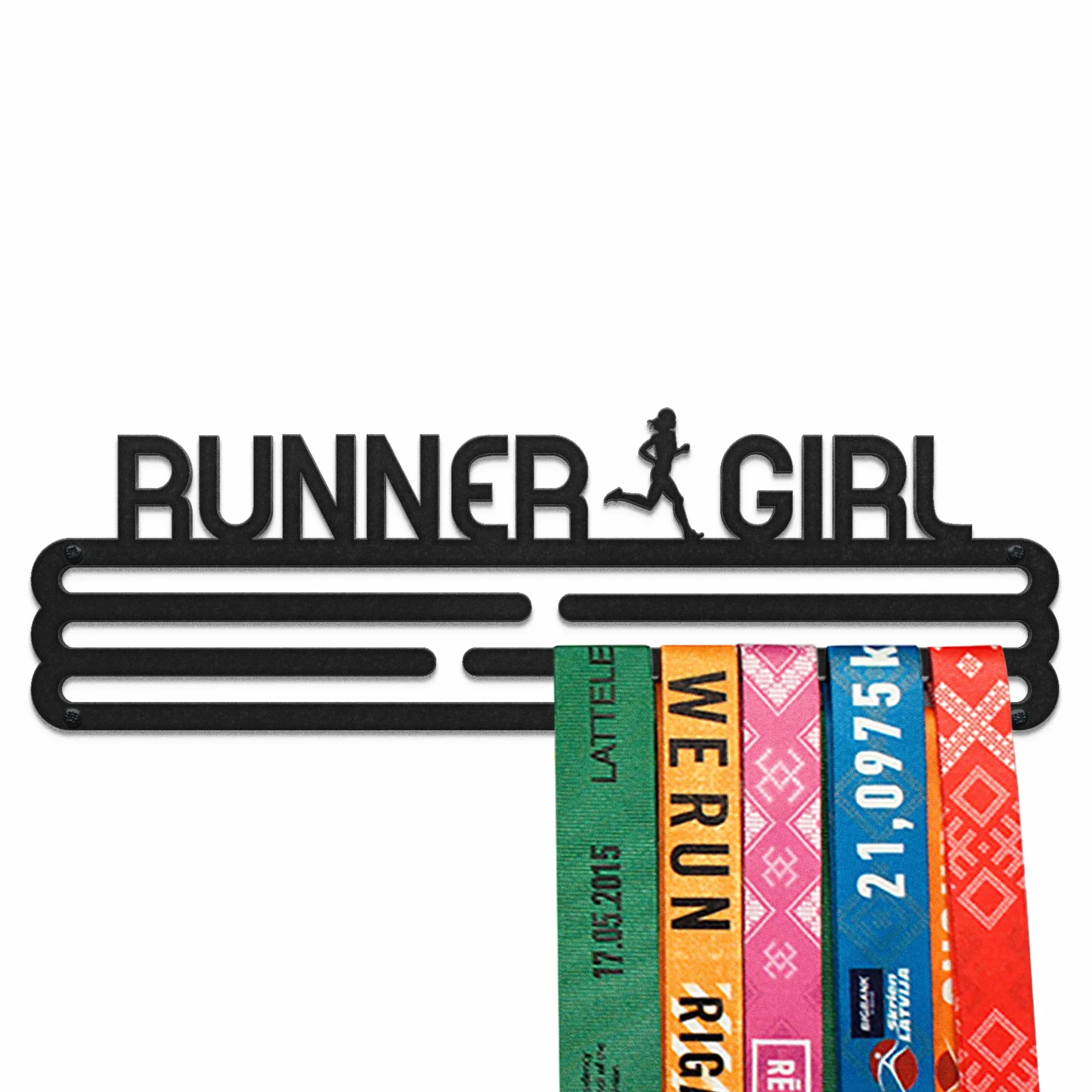 Runner Girl Colgador de medallas | Medallero Acero | Medal Holder dispaly Hanger | Medalla Percha