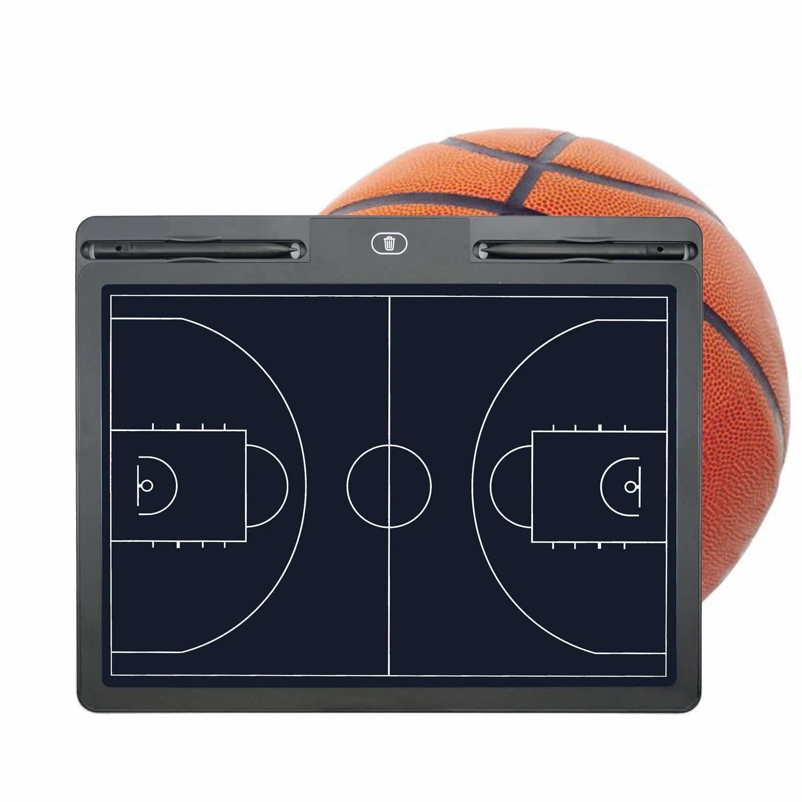 Pizarra Entrenador de Baloncesto Electrónico LCD Digital Carpeta Táctica con Lápiz