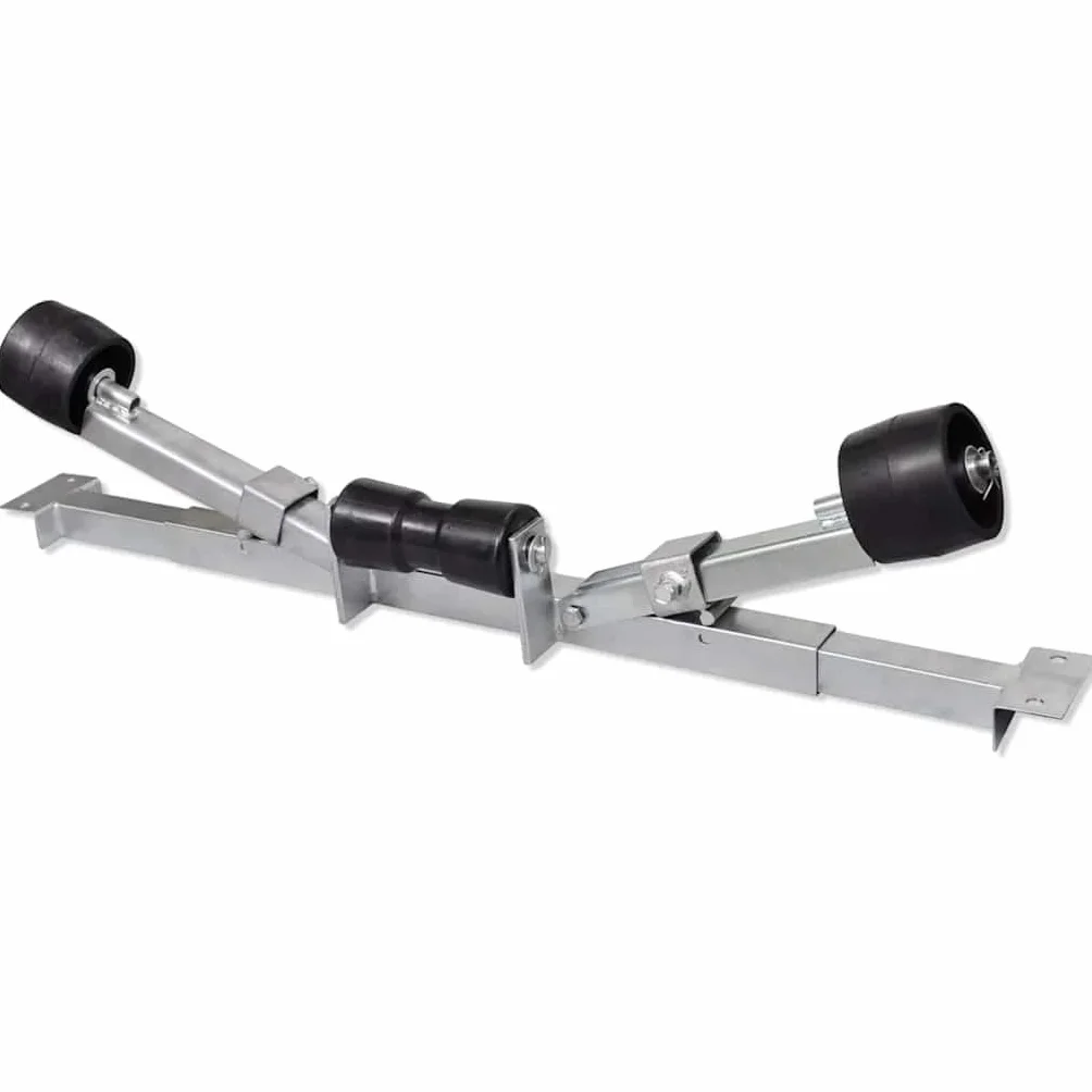 vidaXL Soporte con Rodillos para Remolques de Barcos Enganche Embarcaciones