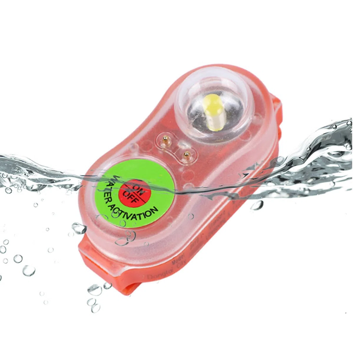 Luces de chaleco salvavidas LED con activación de agua – Juego de 4/8 piezas – Rojas y Verdes para Emergencia en el Mar para Supervivencia en Agua de Emergencia