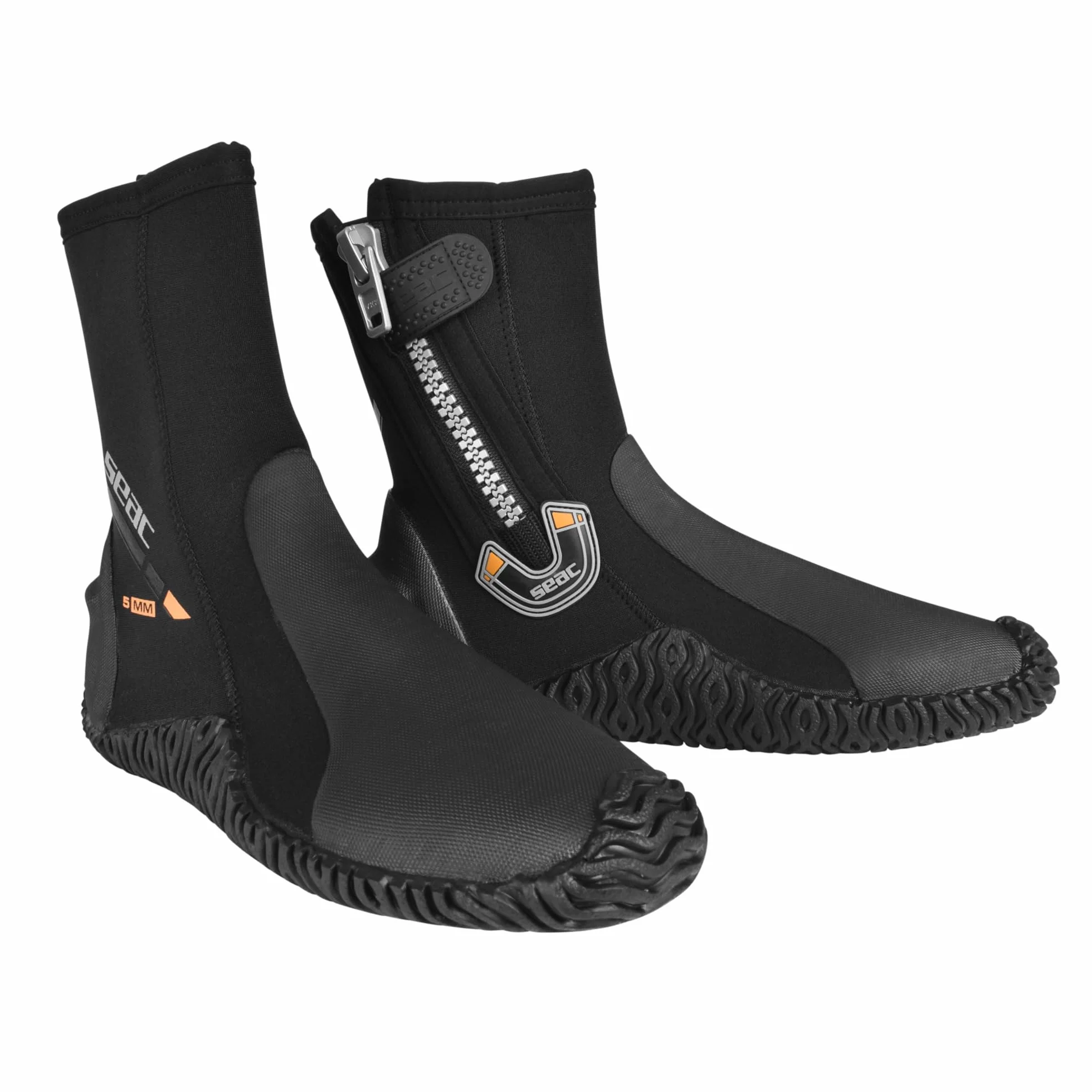 SEAC Basic HD, Escarpín de Buceo con Suela Semi-rígida, 5 mm
