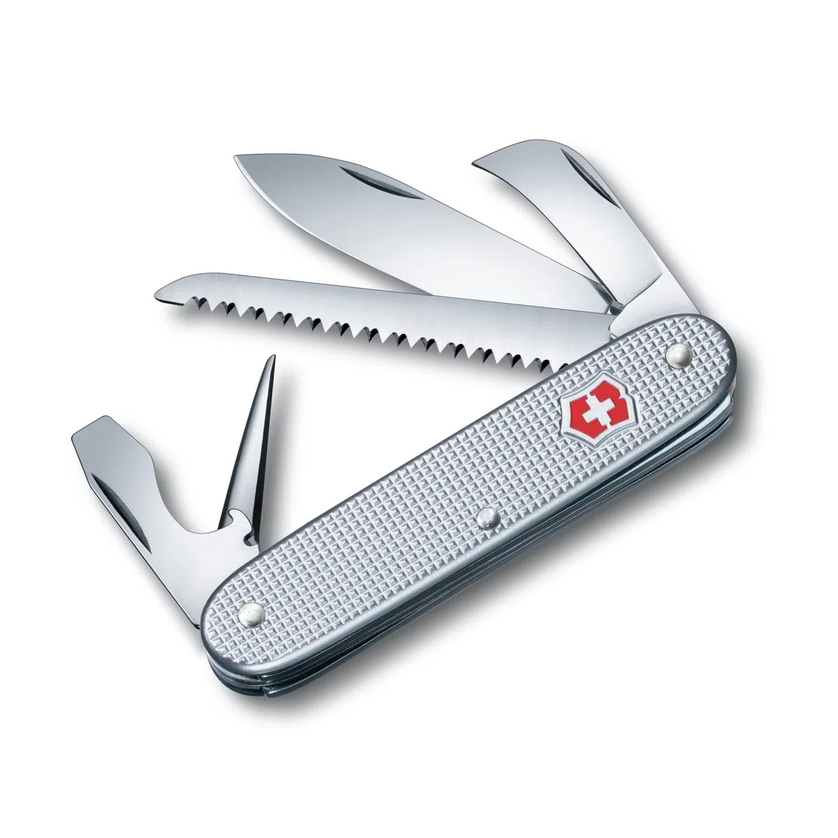 Victorinox Swiss Army 7 Alox, Navaja Multiuso Suiza, Cuchillo bolsillo, Regalo, 7 Funciones, Hoja grande, Destapador