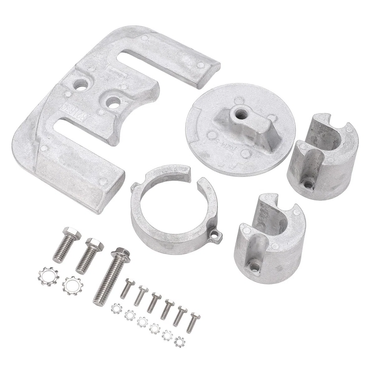Akozon Kit de ánodo de Aluminio, Juego de Barco Marino de Protección óptima para MerCruiser Bravo 1, 22 Unidades de Popa