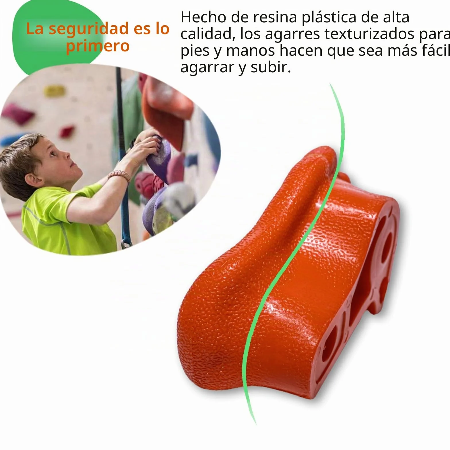 CIMOYBAI 15 Piezas de Soportes de Escalada, Piedras de Escalada para Niños al Aire Libre, Soportes de Pared de Escalada Niños con Tornillos de Fijación para Torre