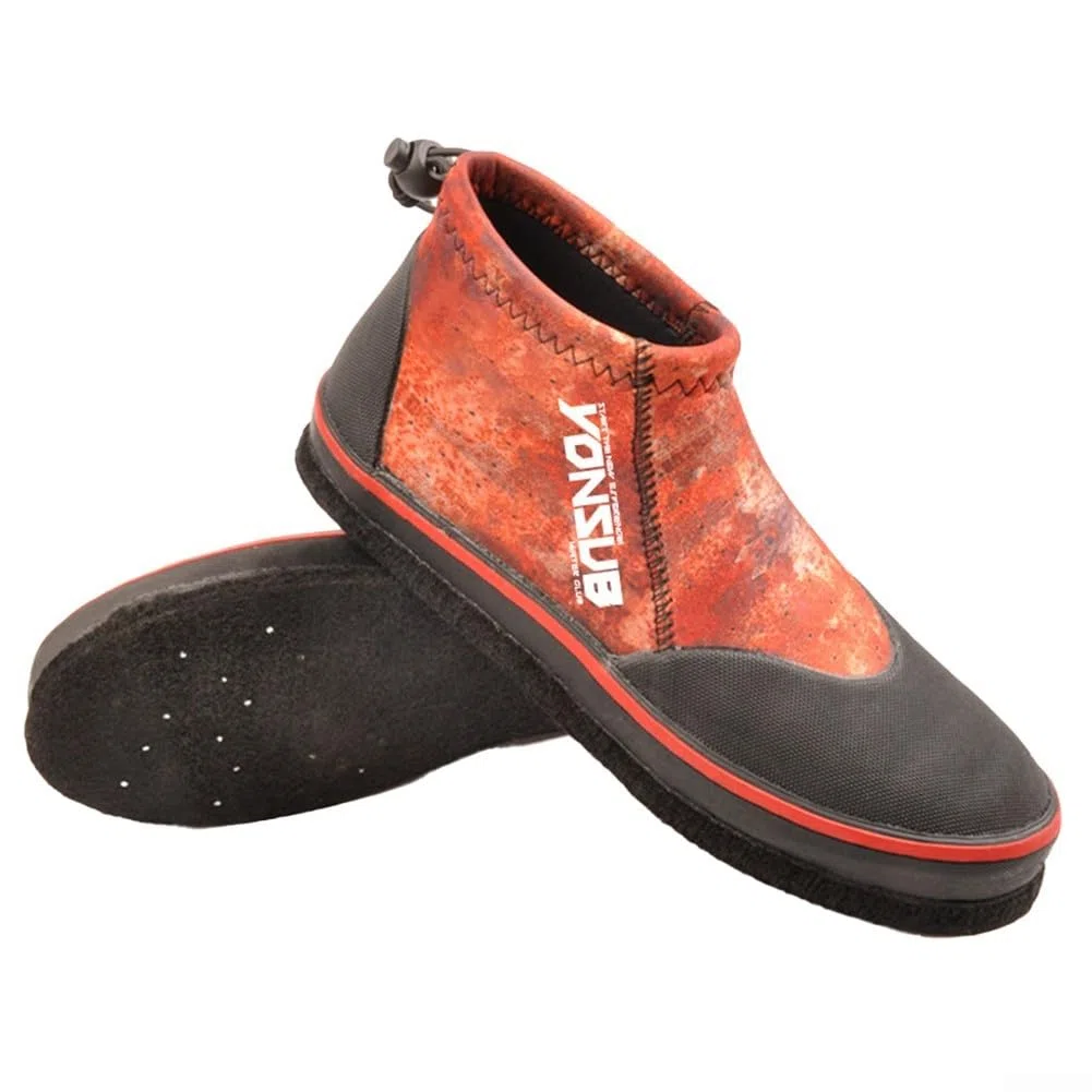 Botas de pesca unisex con suela de fieltro con clavos de acero, neopreno de 3 mm para mayor comodidad y estabilidad en rocas y terrenos fangosos