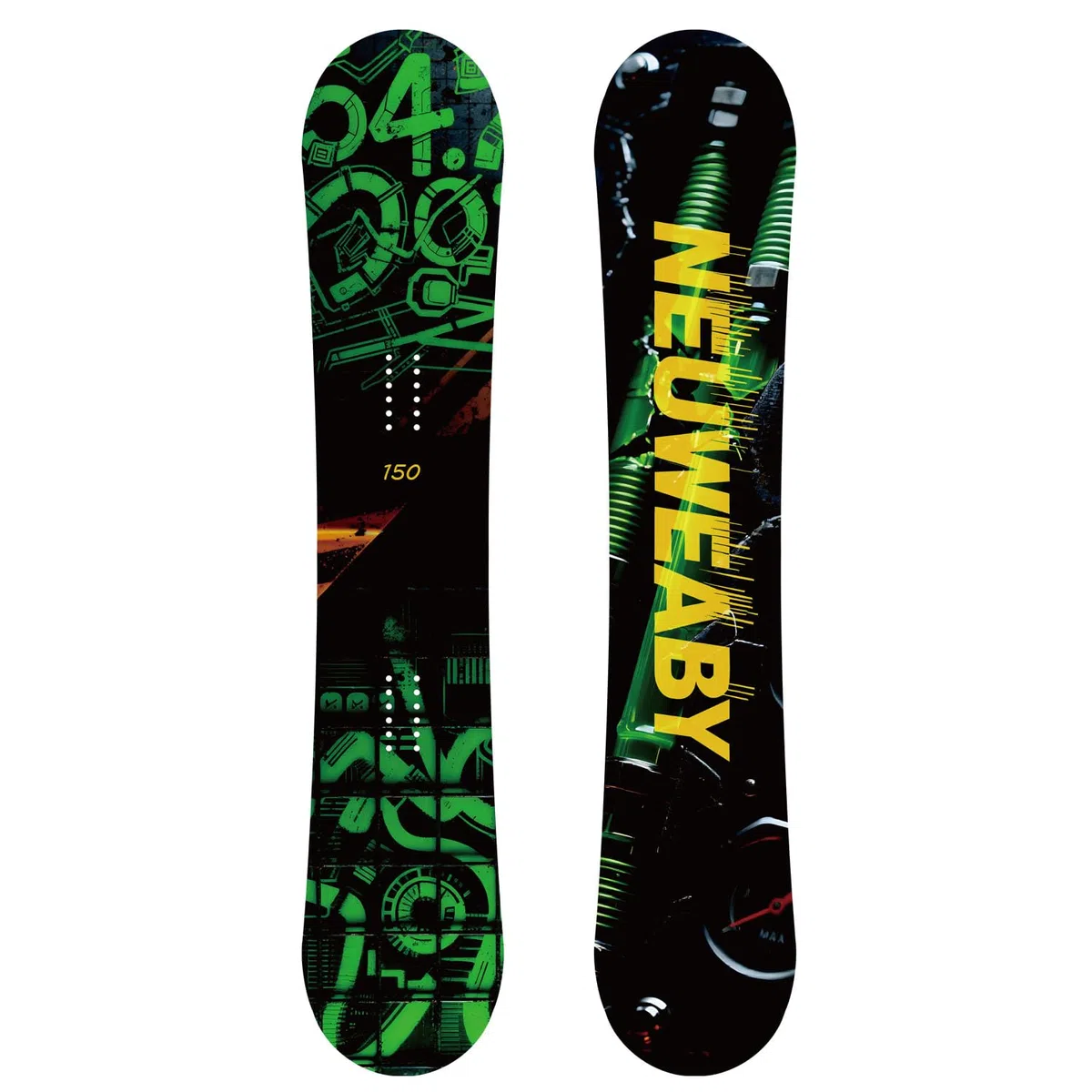 Tabla de Snowboard All Mountain para Mujer NEUWEABY - Estampado de Cielo Estrellado - Camber direccional Twin CAM-out para Snowboarders Principiantes y avanzados