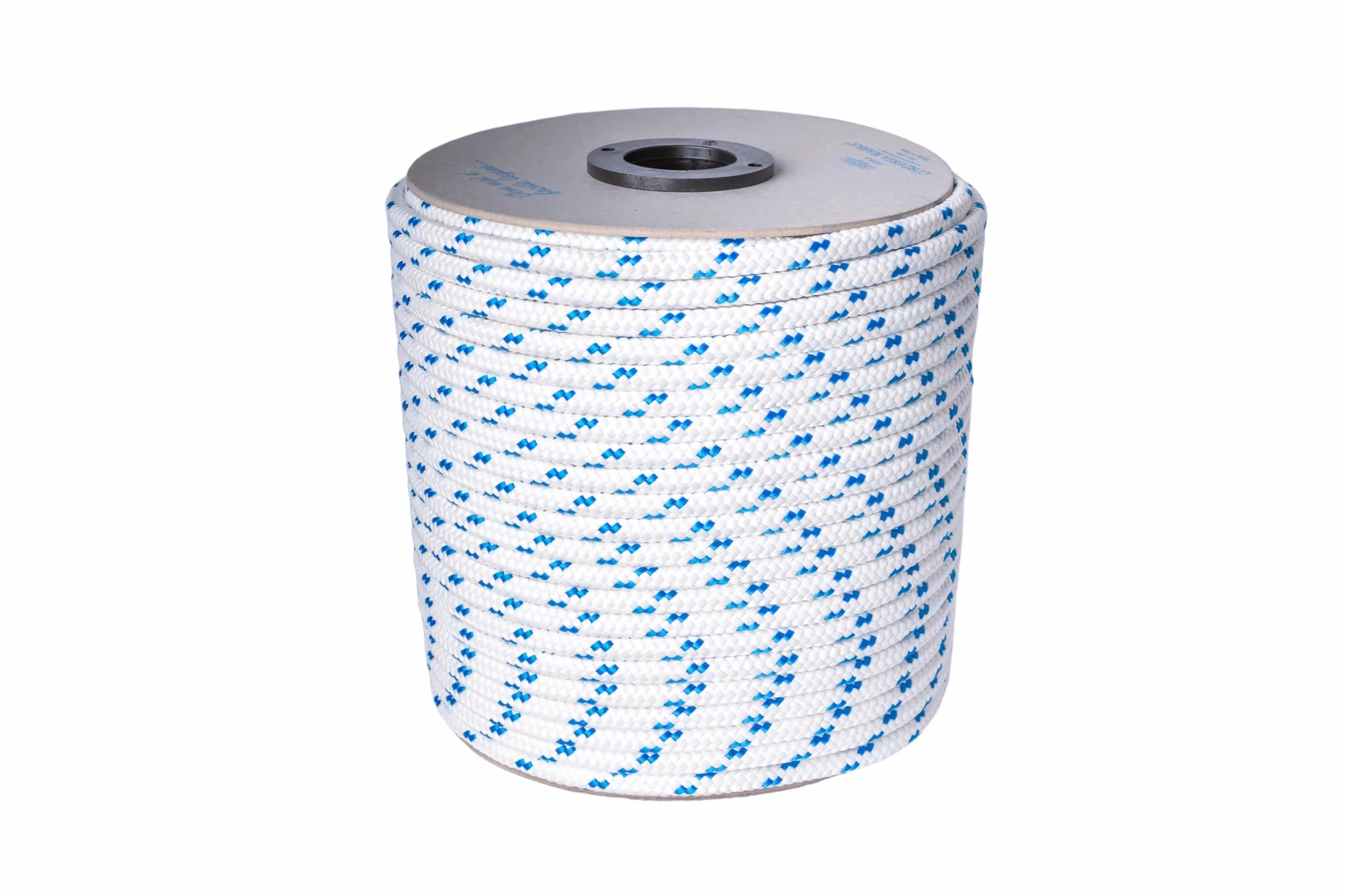 Cuerda Braid Nautica Antica corderia Marra - Treccia Nautica mm 5, 100 m, blanca con segnalino Azul
