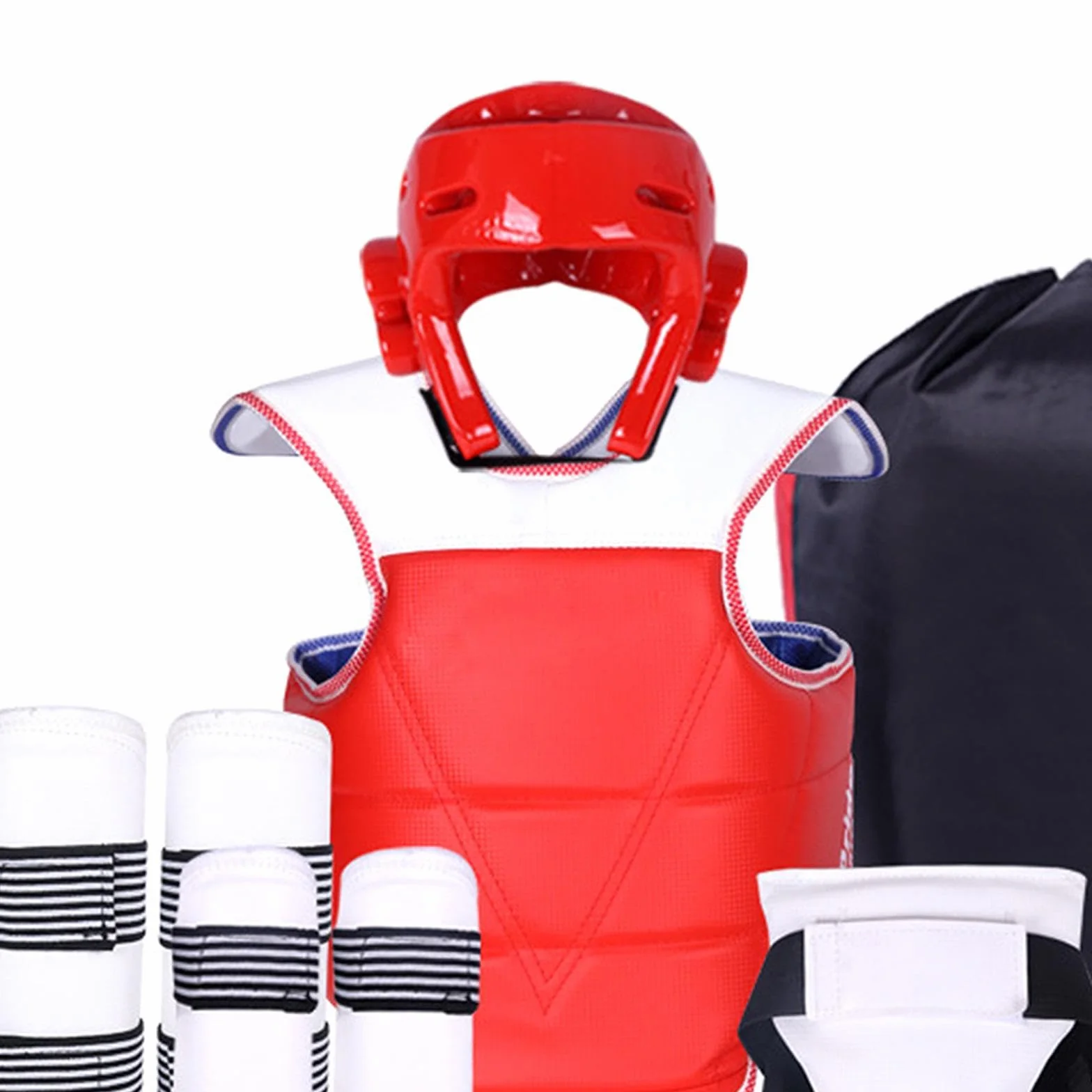 F Fityle Equipo de Protección Taekwondo Protector Cabeza Ingle Pecho Karate