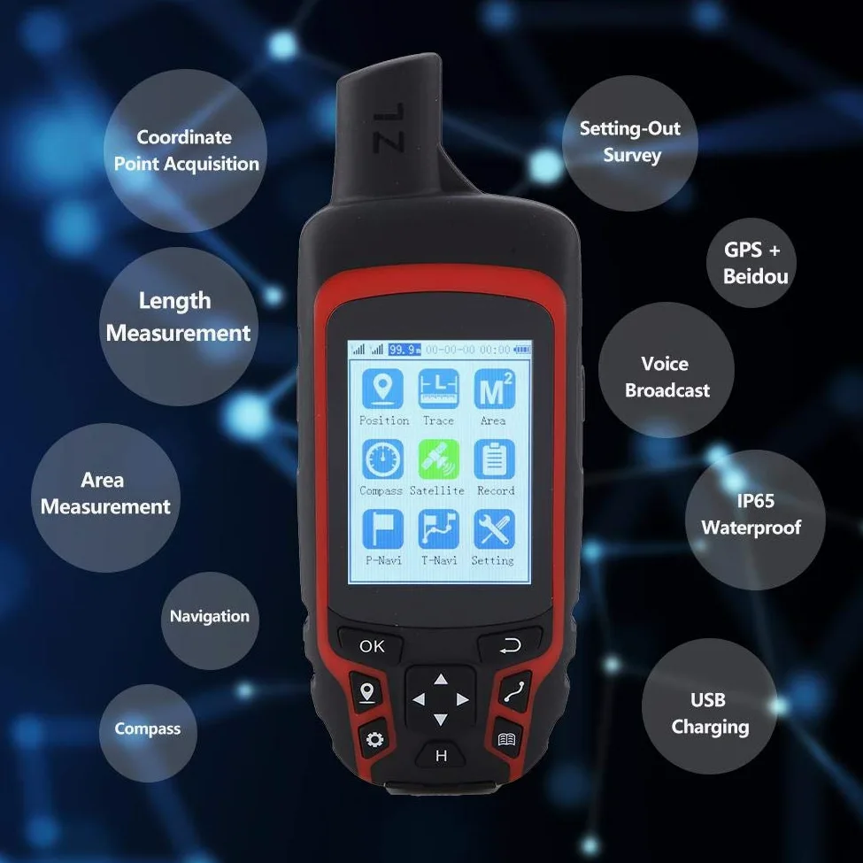 Dispositivo de prueba de navegación GPS, dispositivo de comunicación por satélite, dispositivo de comunicación por satélite, dispositivo de navegación GPS portátil, navegador al aire libre