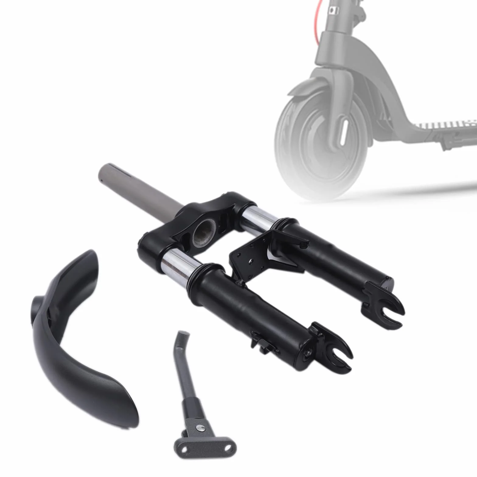 Horquillas de suspensión de aleación de aluminio con soporte y defensa, piezas de absorción de impactos para Xiaomi M365, 1S, Pro, Pro2 y Mi3