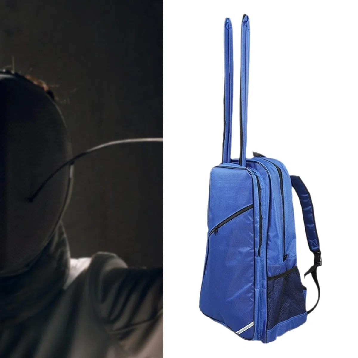 kowaku Bolsa de esgrima Mochila de esgrima con Correa de Hombro Ajustable Práctica Bolsa de Mano para Llevar