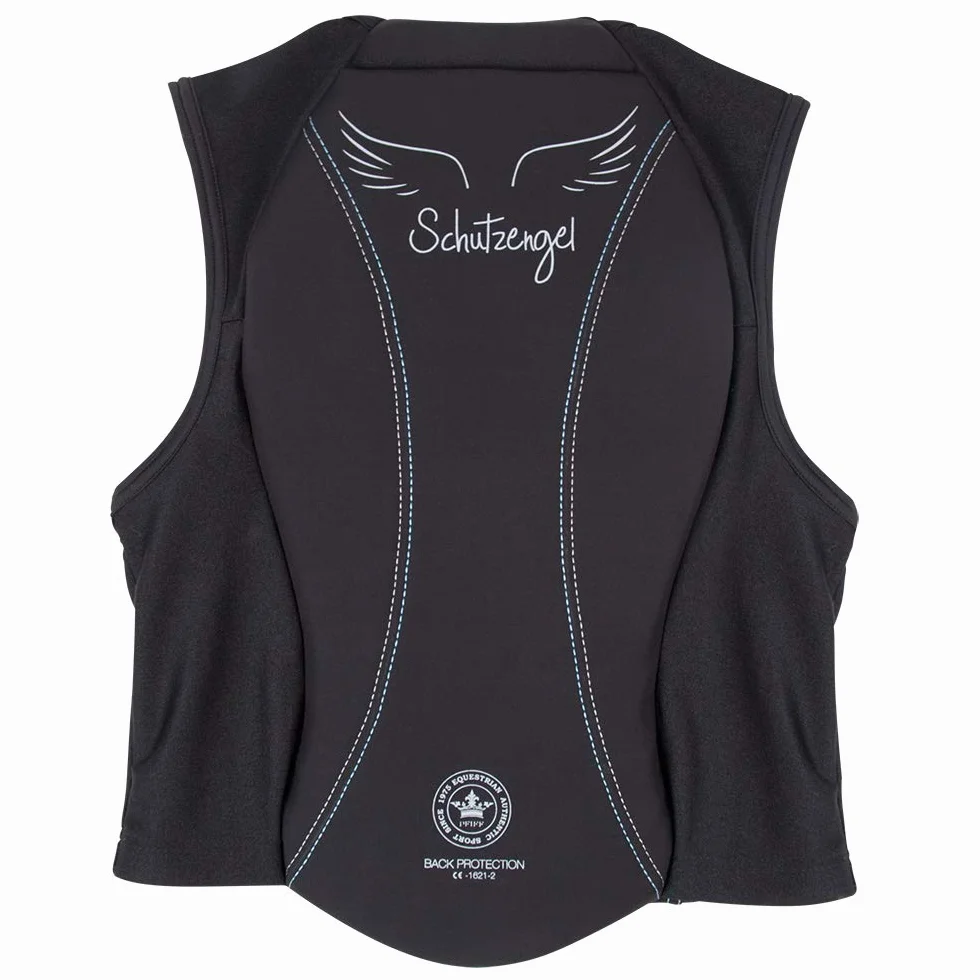 PFIFF 102842 - Protector de espalda para niños, talla S, color negro y azul