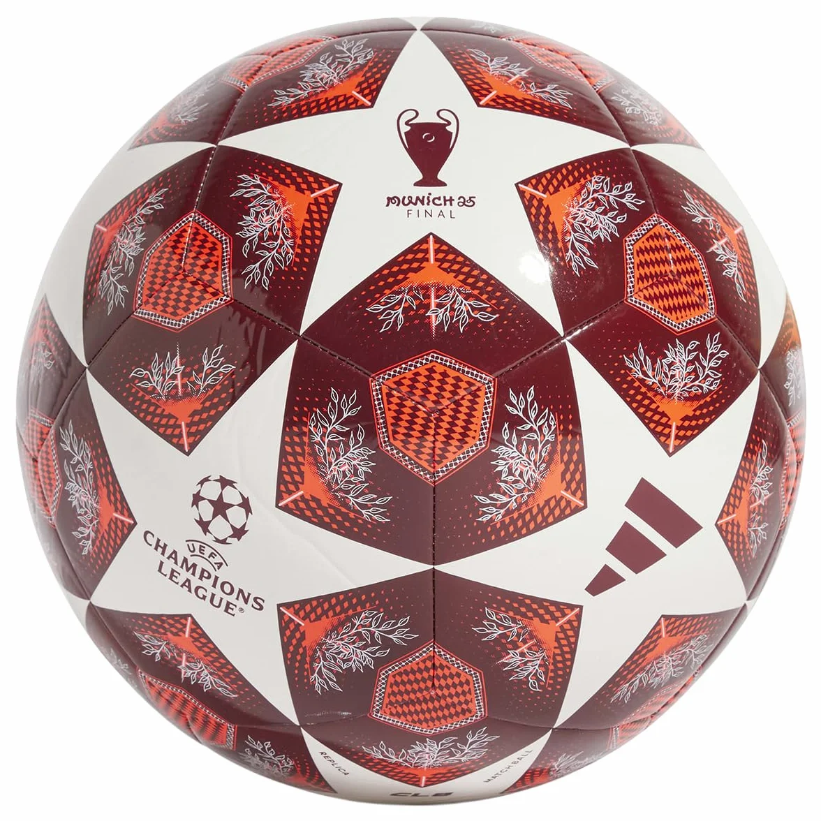 adidas UEFA Champions League Club Ball JH1284 Balón de fútbol Rojo Talla 5